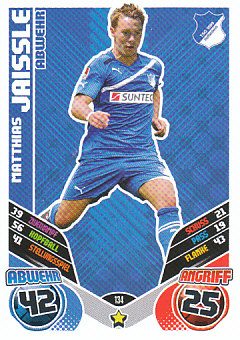 Matthias Jaissle TSG 1899 Hoffenheim 2011/12 Topps MA Bundesliga #134